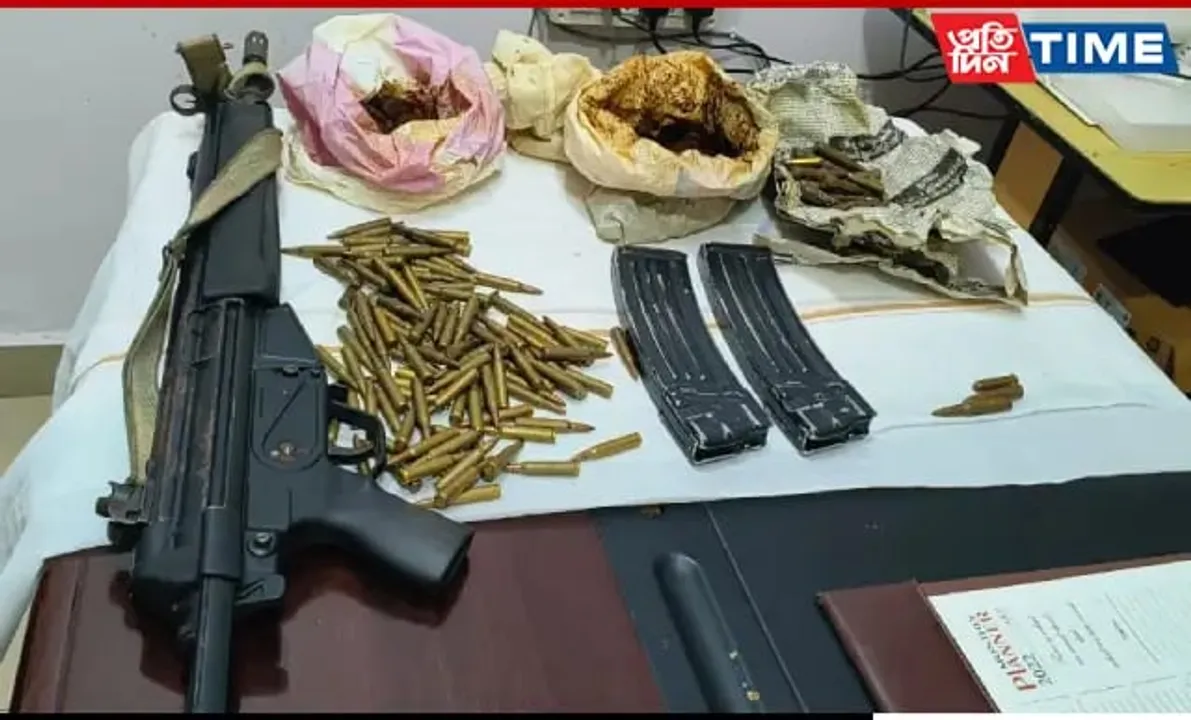 Assam Police Seizes Arms, Ammo & Explosive Powder In Tinsukia